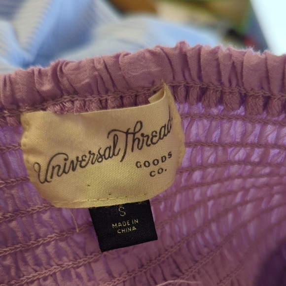 Universal Thread Cold Shoulder Midi Dress Purple S bohemian cottagecore summer - Picture 8 of 10